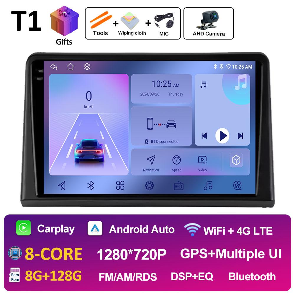 GPS Navigation Wireless Carplay For Renault Express 2021 2022 Android Auto WIFI Cooling Fan Bluetooth 2.5D Touch Screen No 2 Din