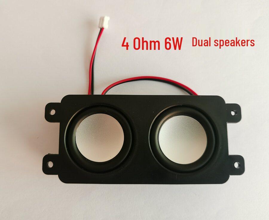 4 Ohm Small Speaker Cabinets Pair with Subwoofer, Full-Range Sound TV Speakers