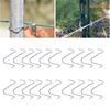 Heavy Duty Galvanized Steel Clip Fence Installation Tool Convenient Fence Wire Clip Metal Wire Tie set for Fencing