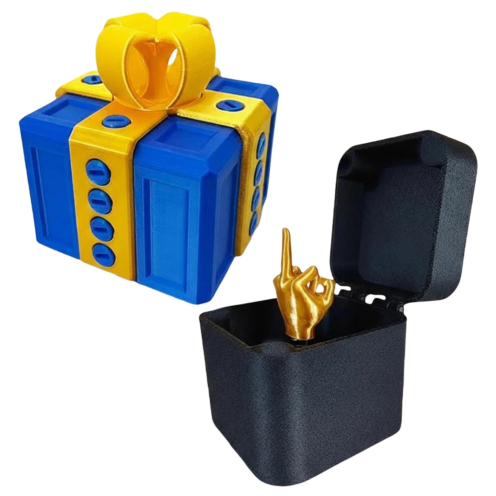 

Annoying Pop Up Middle Finger In A Box, Diy Assembly Prank Plaything For Adults, Playful Workspace Gag Gift, Viral Playful Surprise Present 4XL