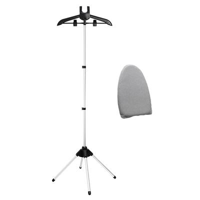 New Foldable Garment Steamer Stand with Ironing Gloves for Clothes,Adjustable Steamer Rack with Two Clips for Suit Shirt,B