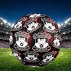 Go Ahead Eagles Print Size 5 Soccer Ball, PU Wear Resistant Football for Match Training and Daily Practice, Birthday Gift for Soccer Fans