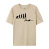 Spear Fishing Evolution Spearfishing Funny Fisherman Cheap Soccer Heartbeat Normal T-Shirt Adult Tops Shirts Normal Tee-Shirt