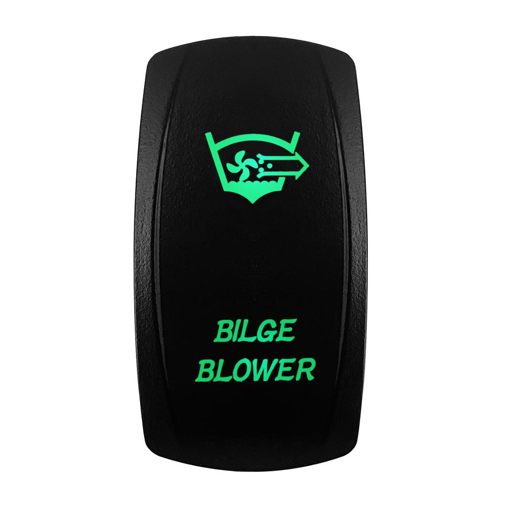 Boat Car Rocker Switch 12V/24V Waterproof Green Led SPST DPDT 20A for ARB/CARLING/NARVA/4x4 Pickup Truck JCB Machine Relays 5