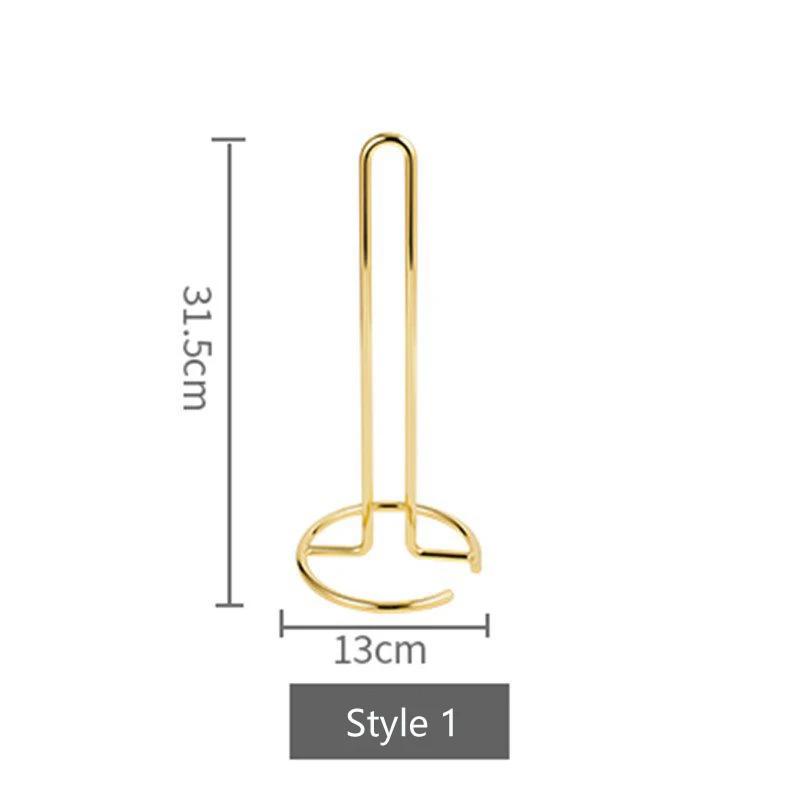 HeMu Wrought iron vertical tissue rack hotel restaurant napkin storage tissue rack kitchen oil absorbing paper roll paper rack