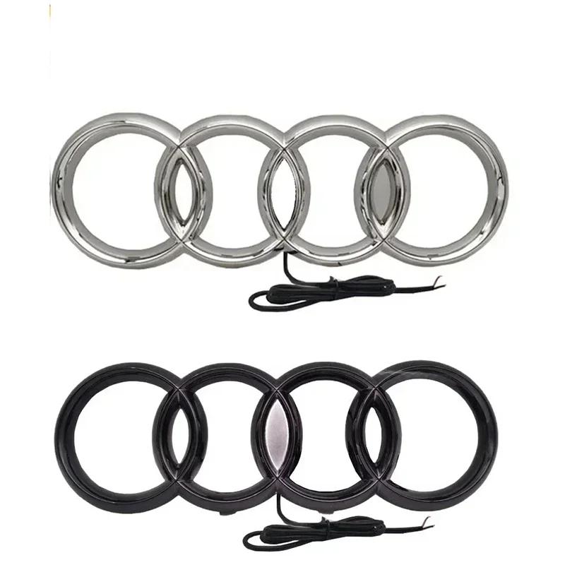 LED Car Dynamic Streamer Badge Light Front Grille Emblem for B Q7 Q8 S3 A1 A2 A3 A4 A5 A6 Q3 Q4 Q5 Q6 S5 S7 A7 Q2 Accessories