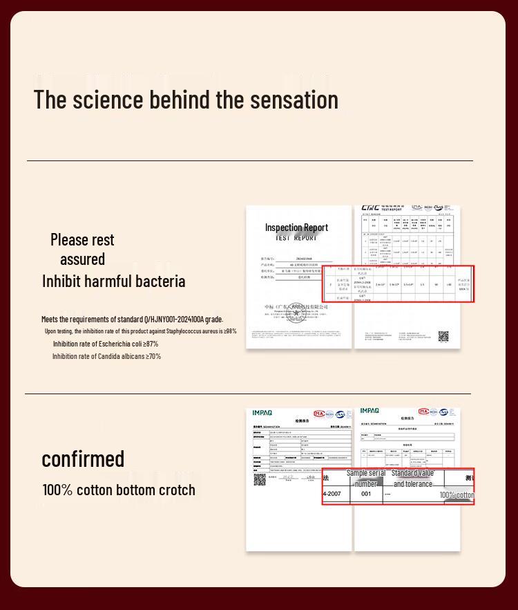 MIIOW Women's Red Antibacterial Cotton Briefs 4-Pack