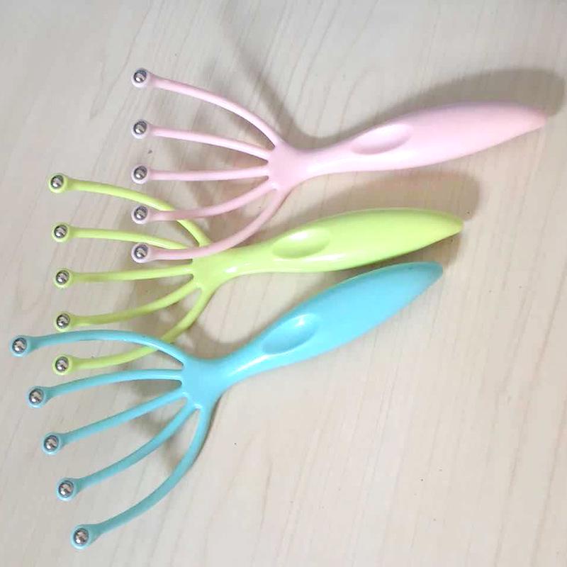 Five-Claw Octopus Head Massager Roller & Scalp Scratcher