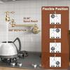 720 Degree Folding Brass Kitchen Taps Mixer Gold Cold Water Mixers Flexible Faucet Wall-mounted Kitchen Sink Faucet