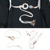 Self Tie Waist Belt for Women Ethnic Style Braided Dress Belt with Fringes&Beads