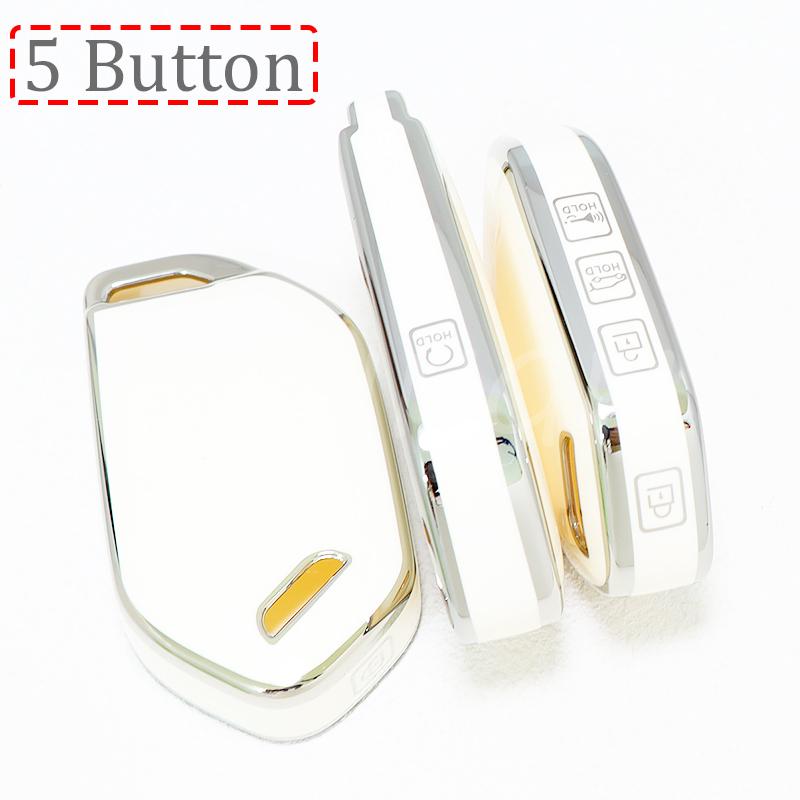 NCUD9 Car Key Case Fob New Key Cover for Kia Picanto Sorento MQ4 Carnival KA4 Morning K5 Carens EV9 Seltos 2024 2025 for Kia