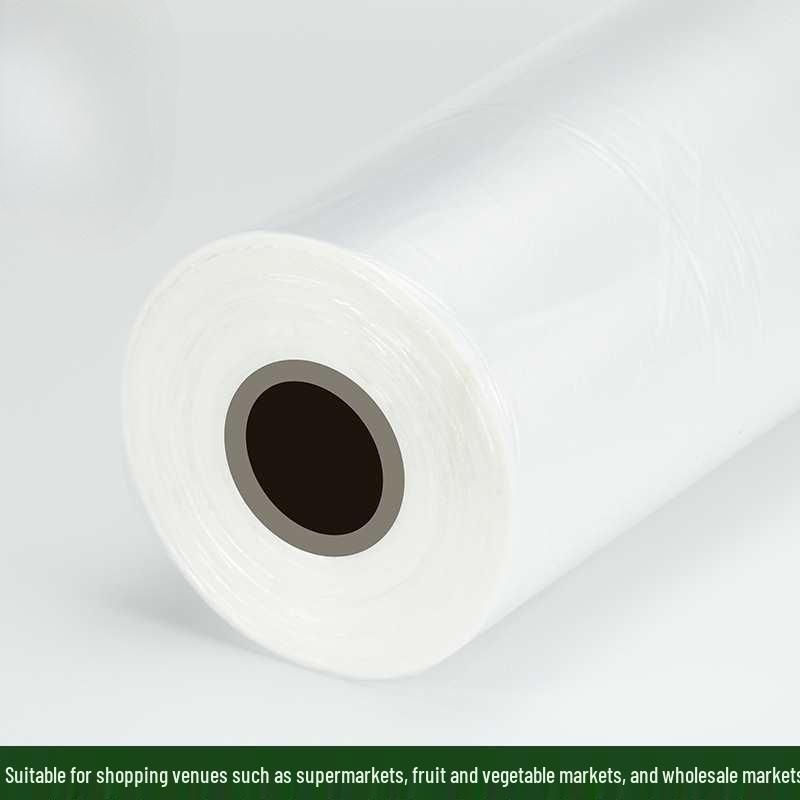 Thickened Food-Grade Disposable Fruit Bags - Tear-Off Roll for Home & Grocery Use