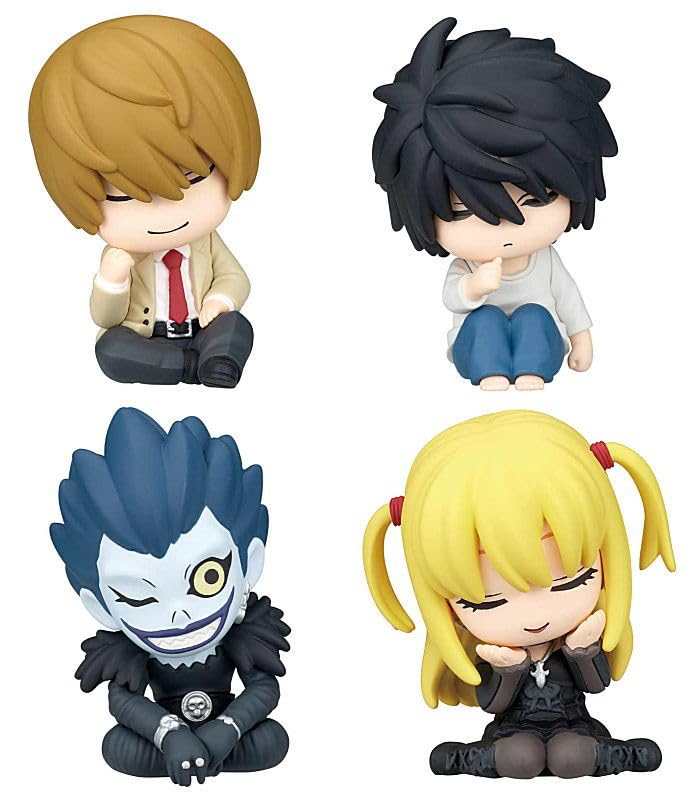 Shoulder Zun Fig. DEATH NOTE [Set of 4 (Complete)] Gacha Capsule Toy