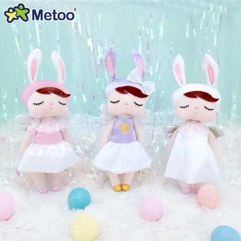 Non-Toxic Original Metoo 34Cm Angel With Wings Angela Princess Plush Doll Childrens Stuffed Toy Holiday Birthday Gifts For Kid Baby