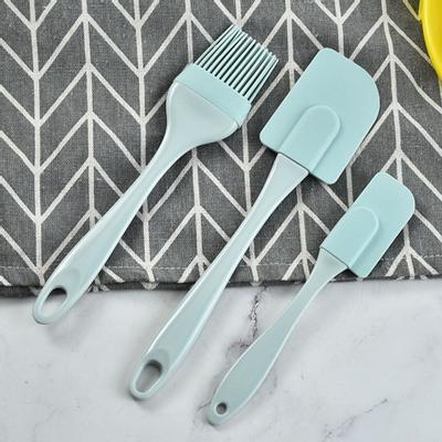 3 stk/sett Kakespadesett Multifunksjonelt varmebestandig Komfortabel, solid non-stick blandeskrapebørste for
