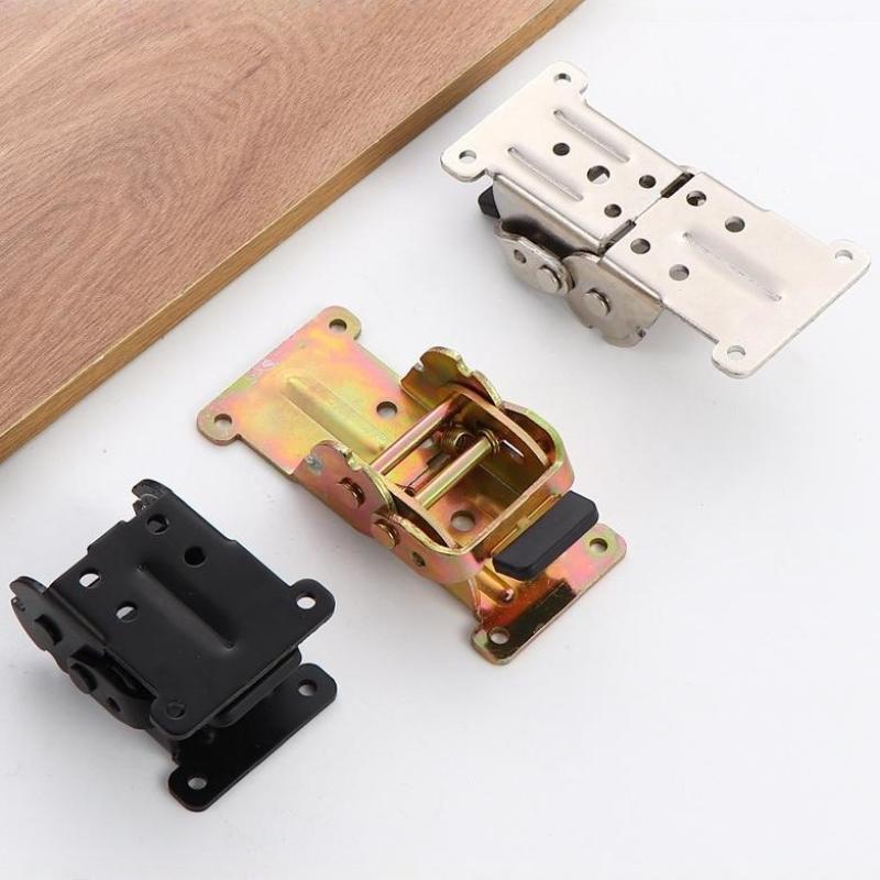 1/4Pcs Connecting Hinges 180 And 90-degree Self-locking Folding Hinges For Table Legs Hardware Accessories