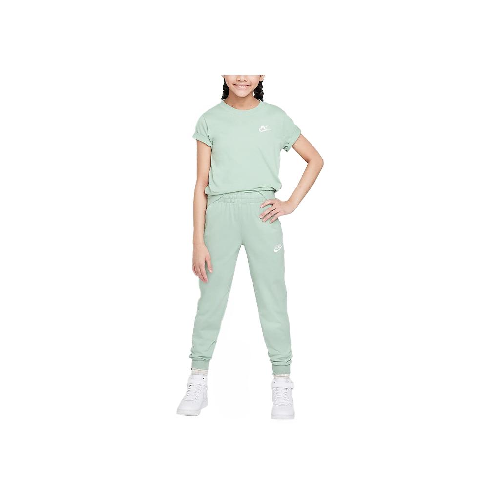 Nike Sportswear T-Shirt Soft Breathable Comfortable Short Sleeve Kids Tops Green FZ5177-037