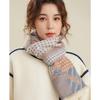 VICTORIA&VERA Winter Houndstooth Shawl Scarf