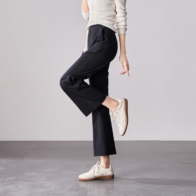 SOFSIL Women's High-Waisted Wide-Leg Pants