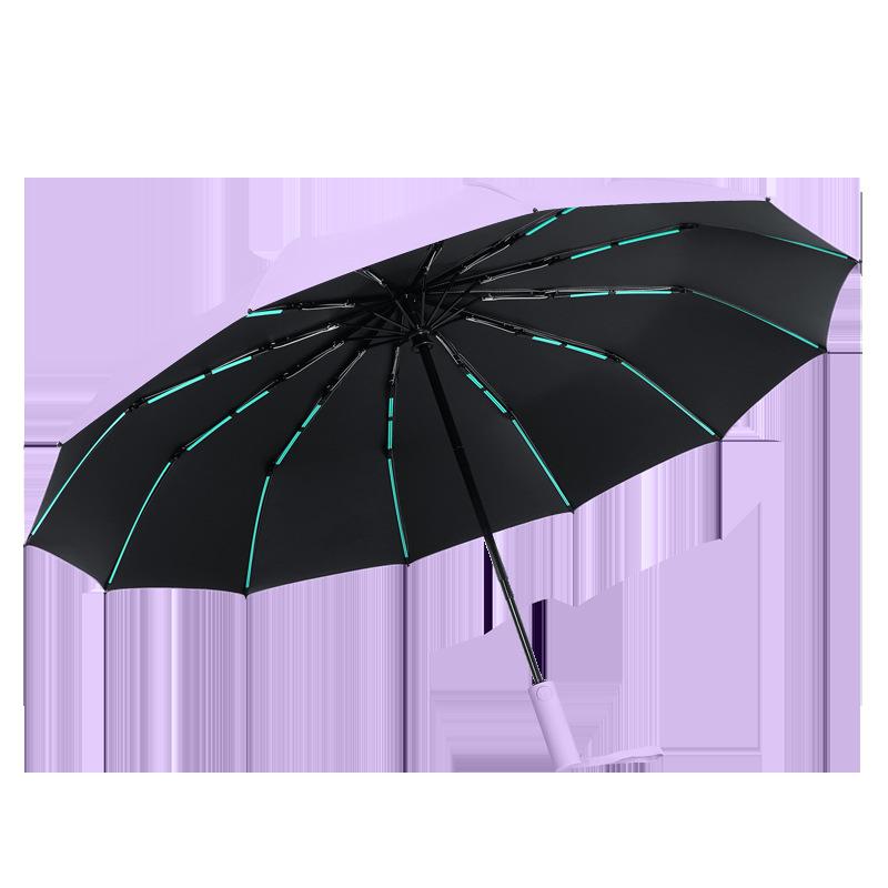 61 Bone Automatic Umbrella Folding Parasol UV Protection Large Vinyl Sun Umbrella Printable Logo Umbrella Wholesale