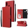 For Samsung A10S A20S Cellphone Cover Mobile Phone Shell Buckle Closure Cards Slots PU Leather Smart