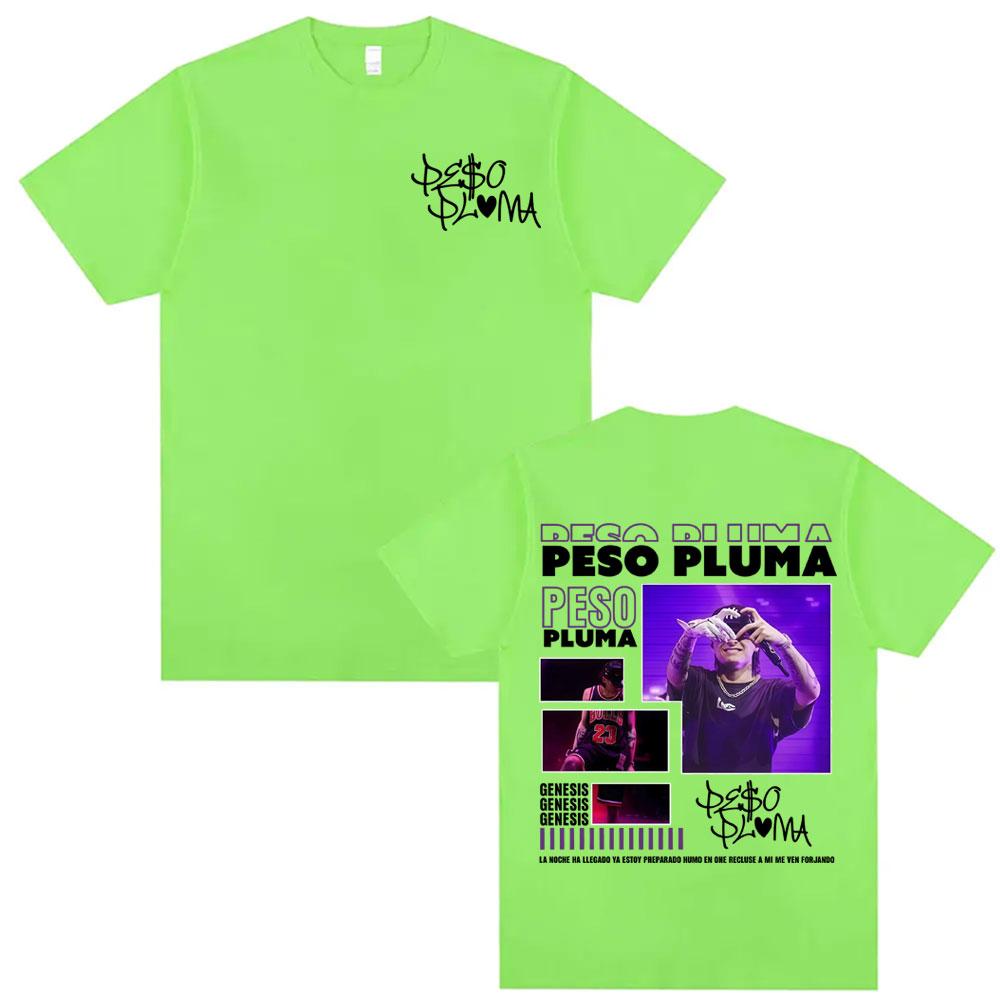 Singer Peso Pluma Album Tour 2025 Merch T Shirts Unisex Fashion Hip Hop 90s Vintage T Shirt Unisex 100 Cotton High Quality Tshirt