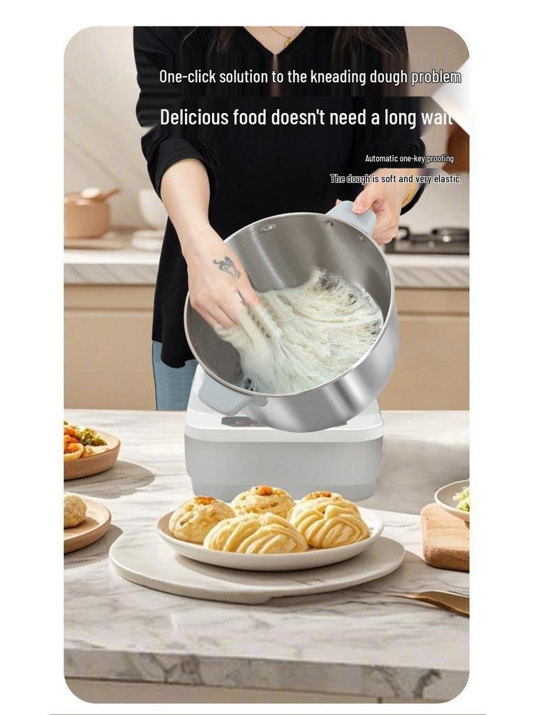 Automatischer Multifunktions-Teigkneter: Kneten, Mischen, Gehenlassen und Fermentation