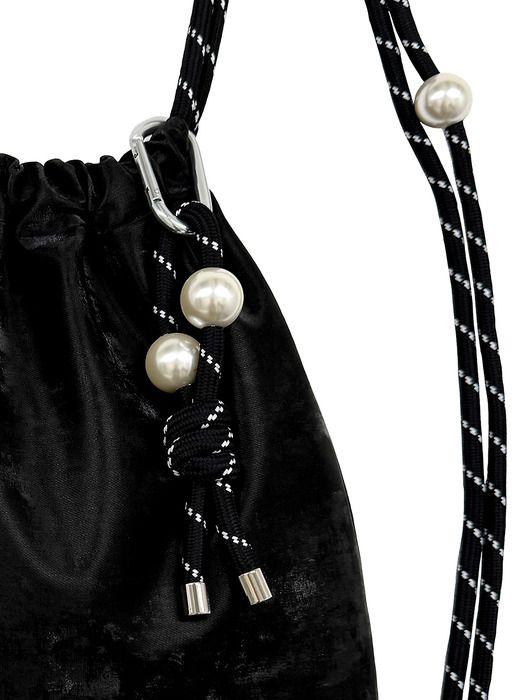 ÜBERWELTLICHER Seil-Schlüsselanhänger Turnbeutel [Schwarze Perle]