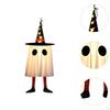 Halloween Wiszący Świecący Kapelusz Podświetlane Rekwizyty Kreatywny Dekor Zewnętrzny do Wnętrz