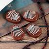 Bærbar Mini Sapele-plate med 8 nøkler Kalimba Nybegynnere Tommel Piano Gave