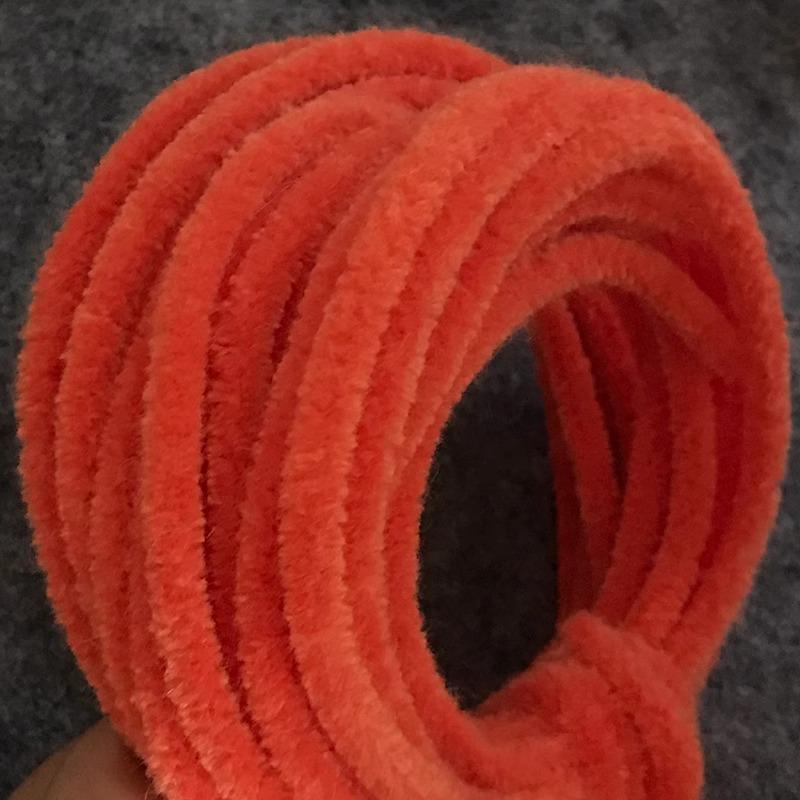 Chibi Maruko-chan Colorful 6mm Wool Chenille Stems for DIY Dragon Doll & Bouquet Crafting
