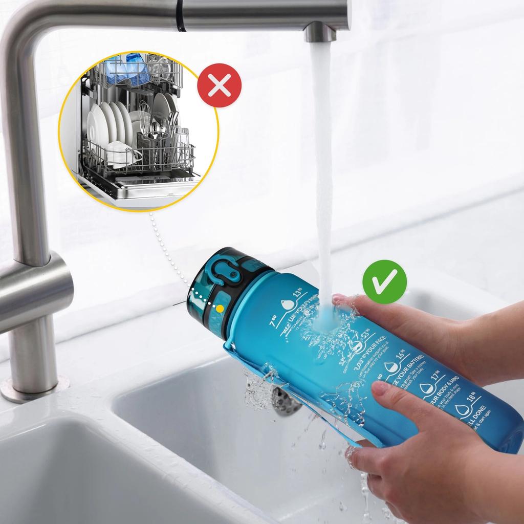 4FIZJO TRITAN Water Bottle 1l Blue