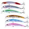 6Pcs Fishing Baits Lifelike Compact Artificial Baits for Salmon Carp Crappie