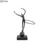 Minimalistische Gymnastikfiguren Statue Schreibtischdekoration Ornamente Abstrakte Gymnastikfigur Metallskulptur Raum Ästhetische Dekoration