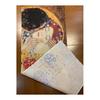 Ukiyo-e Tenugui Towel - Gustav Klimt The Kiss - 100% Cotton - Premium Japanese Tenugui Fabric (Tokuoka) for Vivid Patterns