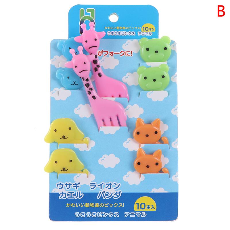 Cute Kids Fruit Picks Mini Fruit Forks Kid Bento Accessories Chopsticks Mini Children Snack Cake Dessert Food Pick Toothpick