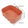 Air Fryer Silicone Liners Silicone Microwave Liner High-Temp Resistant Food-Grade Oven Tray Baking Helper For Meat Vegetable