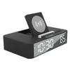 10W Digital Alarm Clock One Button Lifting LED Mirror Electronic Clock with 10W Wireless Charging for Bedroom