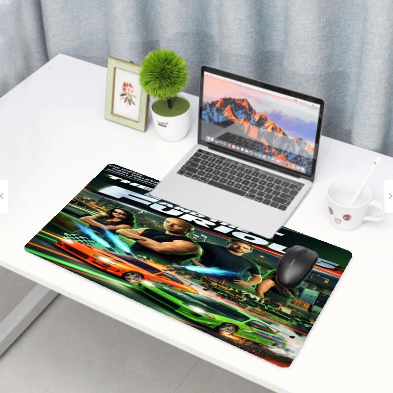Fast & Furious Print Mouse Pad, Anti‑Slip Desktop keyboard Mat, for PC Laptop Gaming Working Daily Use, Cool Festival Birthday Gift