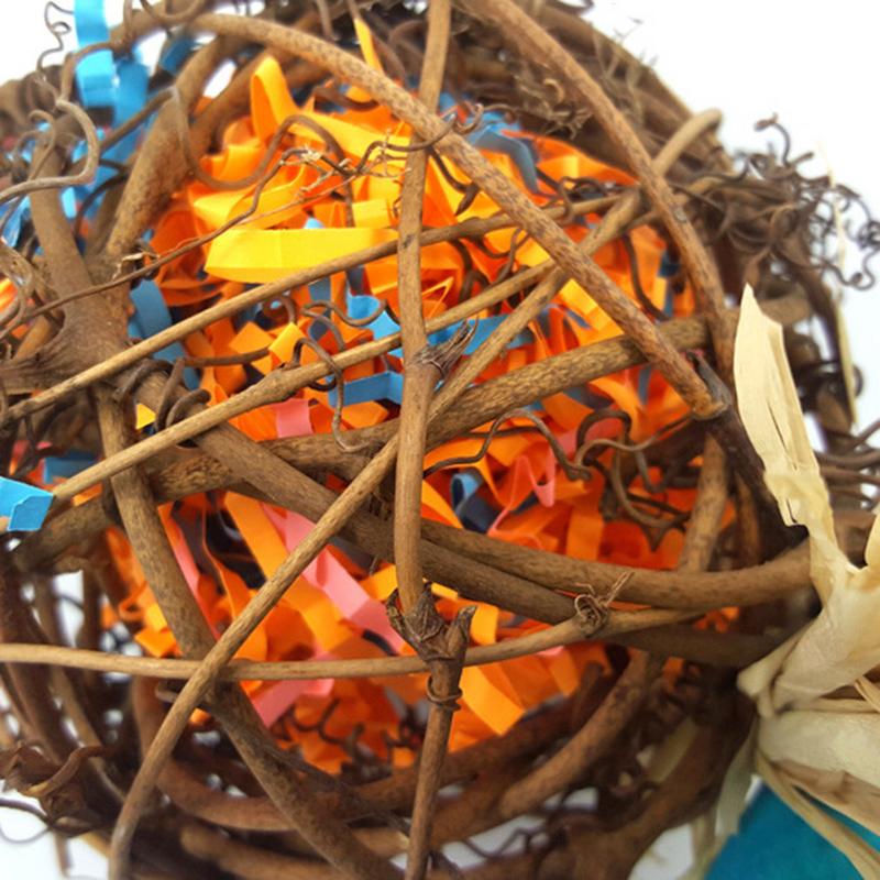 

Parrot Bird Toy Small Parrot Chewing Toys Parrot Cage Foraging Hanging Toy Parrot Bird Toy Christmas New Year For Home CHINA