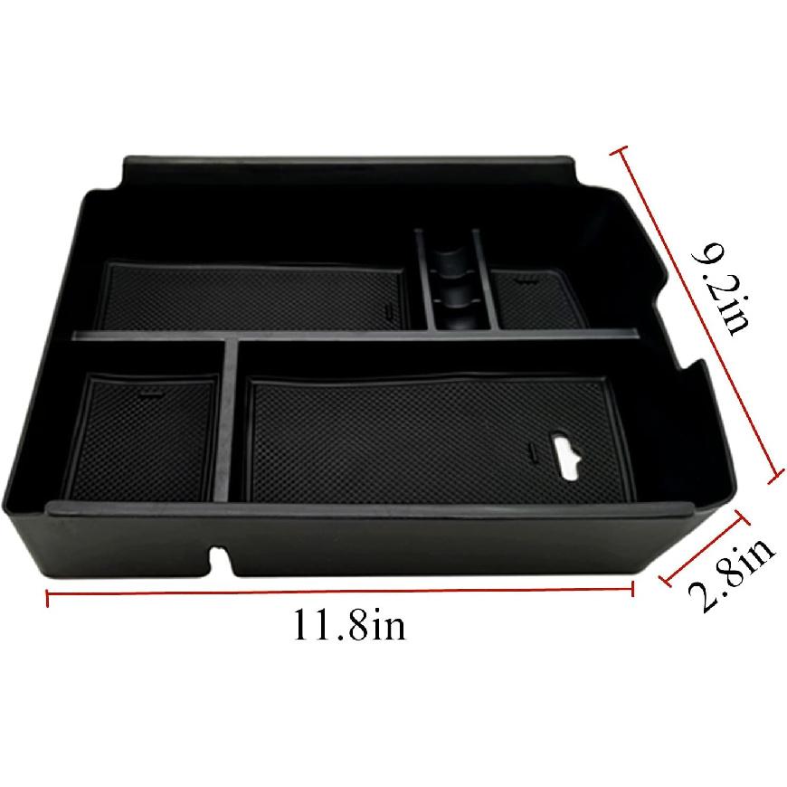 Center Console Organizer Fit For VW Atlas And Cross Sport 2018      Interior Storage Box Accessories (Not Fit For 2024) (Console Organizer)