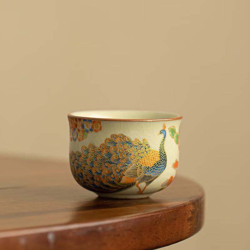 Jingdezhen Ru Kiln Ceramic Gongfu Teacup