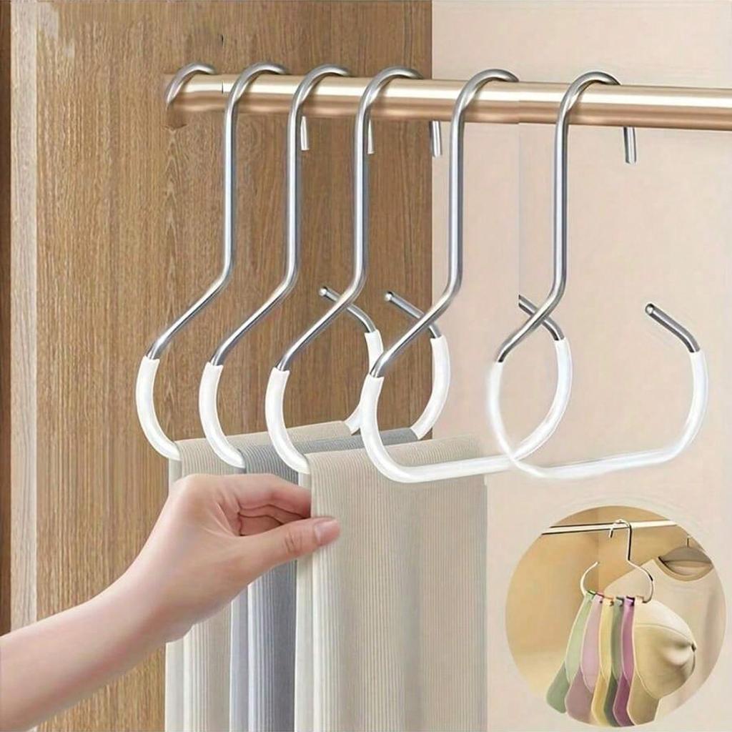 1/3PCS Metal Multifunctional Hat, Scarf, Tie Hanging Clothes Hanger, Suitable For Storing And Organi