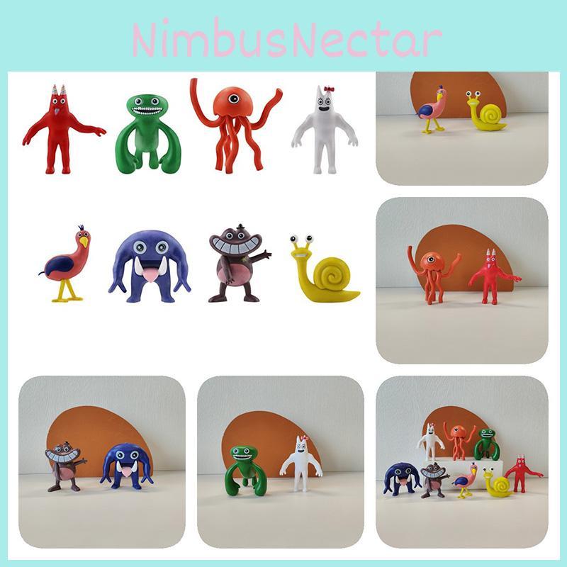 Rainbow Monster Banban Pvc Figurines Garden Themed Cartoon Collectibles