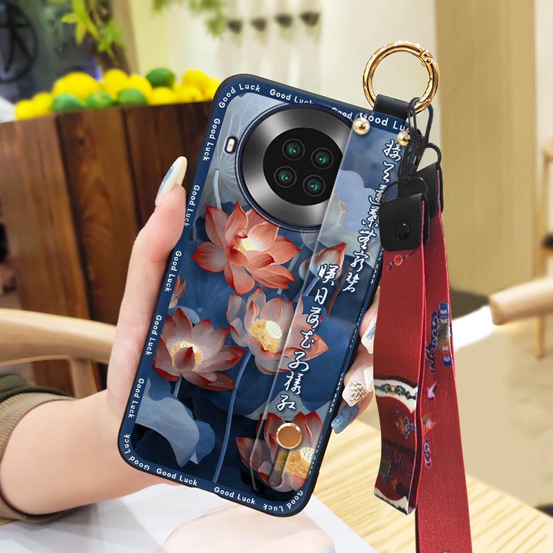 Für Mama Handschlaufe Handyhülle Für Cubot Note20 Schutz Staubdicht Rückseite Abdeckung Ring Ältere Dame Ständer Stoßfest