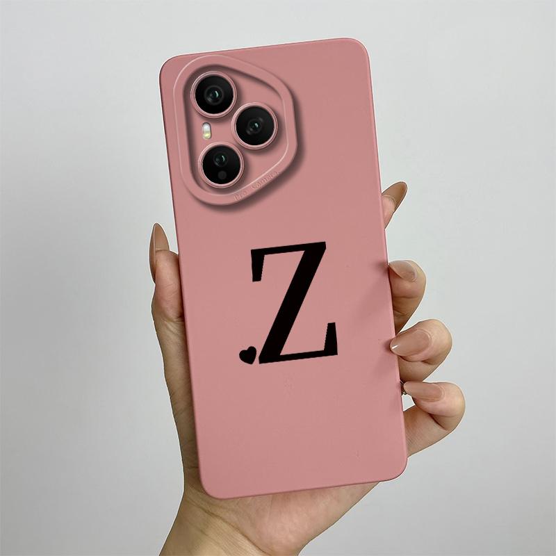 Case For Honor 400 Pro Luxury Letters Soft Phone Back Cover For Honor400 Pro 5G Full Protection Liquid Silicone Shockproof Funda