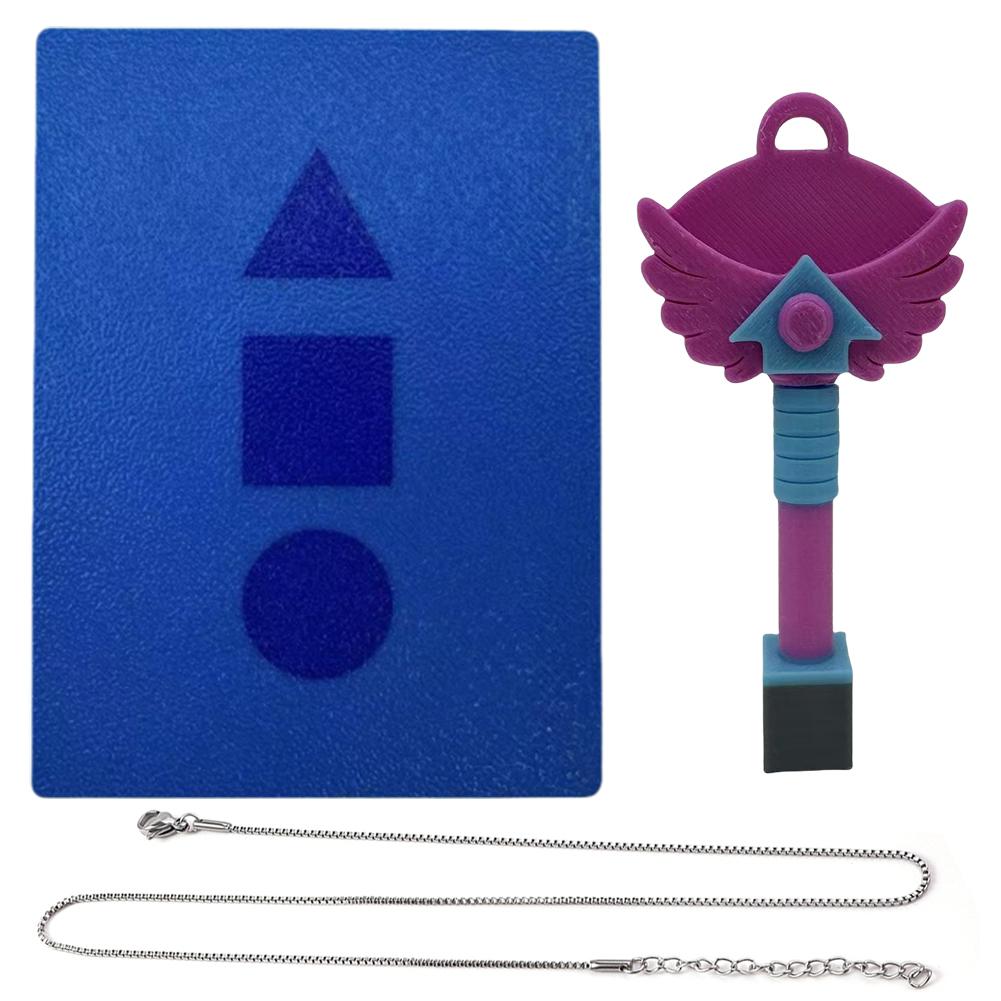 Korean Folk Game Season 3 3D Printed Necklace Traditional Playing Game Key Perfect for Family Parties TV Fans Collection Gifts