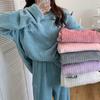 2pcs/Set Women's Pajamas Fall and Winter Coral Velvet Padded Thickened Warm Home Wear  Student