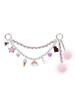 VVV Nostalgia Pom Pom Chain Strap Keyring