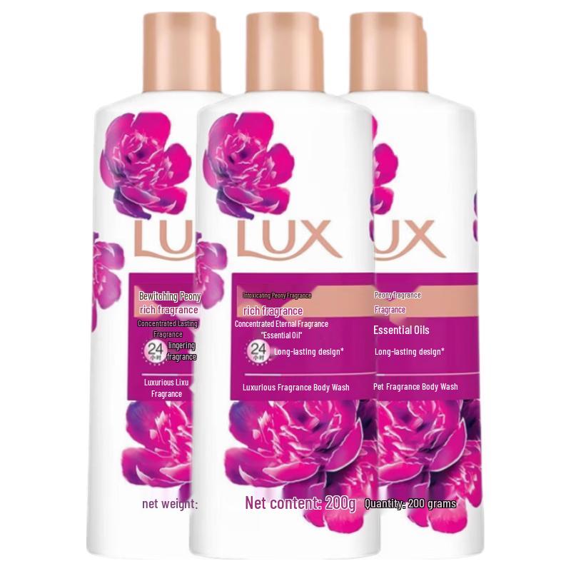 

LUX Peony Scented Shower Gel (3x200g)